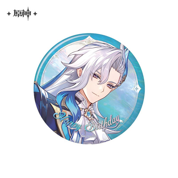 miHoYo Genshin Impact "Destined Day" Chara Tin Badge Neuvillette (2025) รูปภาพ 1