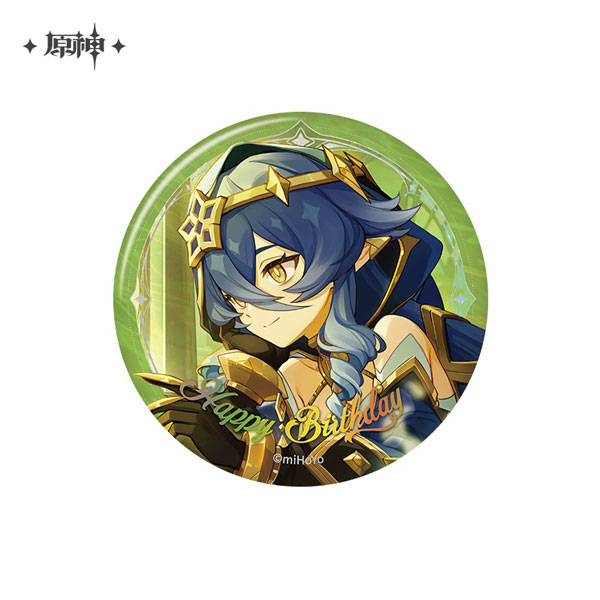 miHoYo Genshin Impact "Destined Day" Chara Tin Badge Layla (2025) รูปภาพ 1