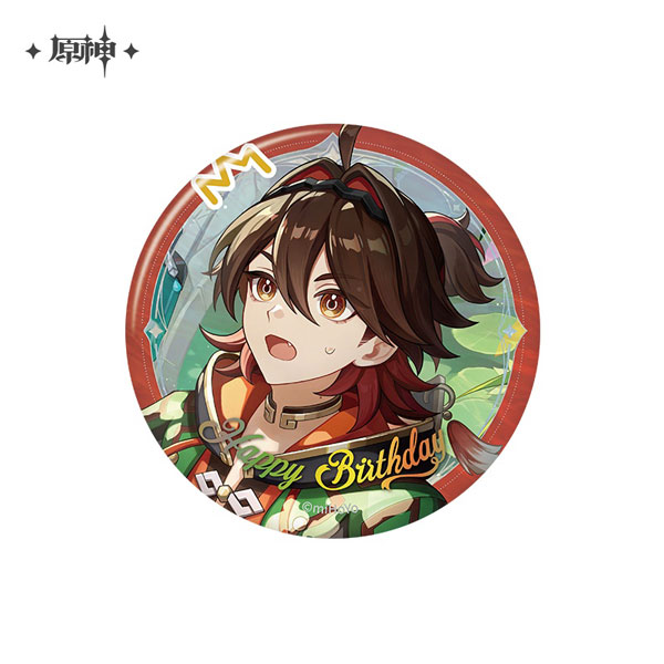 miHoYo Genshin Impact "Destined Day" Chara Tin Badge Gaming (2025) รูปภาพ 1