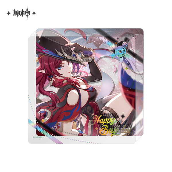 miHoYo Genshin Impact "Destined Day" Chara Thick Acrylic Coaster Chasca (2025) รูปภาพ 1