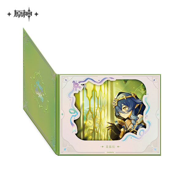 miHoYo Genshin Impact "Destined Day" Character-flipping Style Flower Window Shikishi Layla (2025) รูปภาพ 1