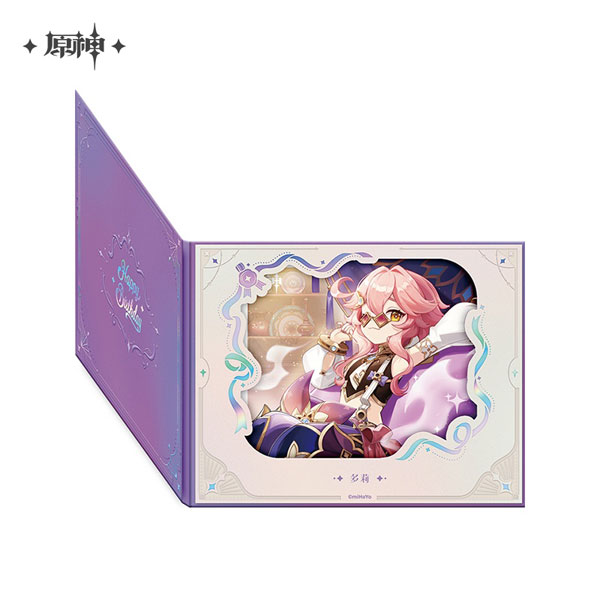 miHoYo Genshin Impact "Destined Day" Character-flipping Style Flower Window Shikishi Dori (2025) hình ảnh 1