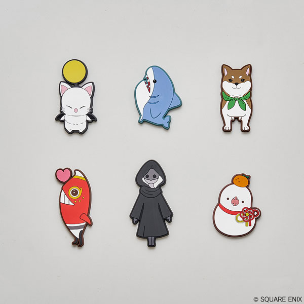 Square Enix Final Fantasy XIV Rubber Magnet Collection Vol.2 6Pack BOX hình ảnh 1