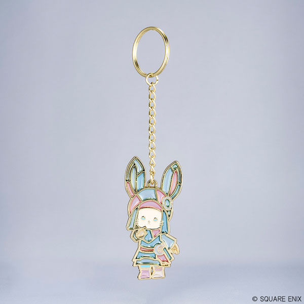 Square Enix Final Fantasy XIV Stained Glass Style Keychain Loporrit