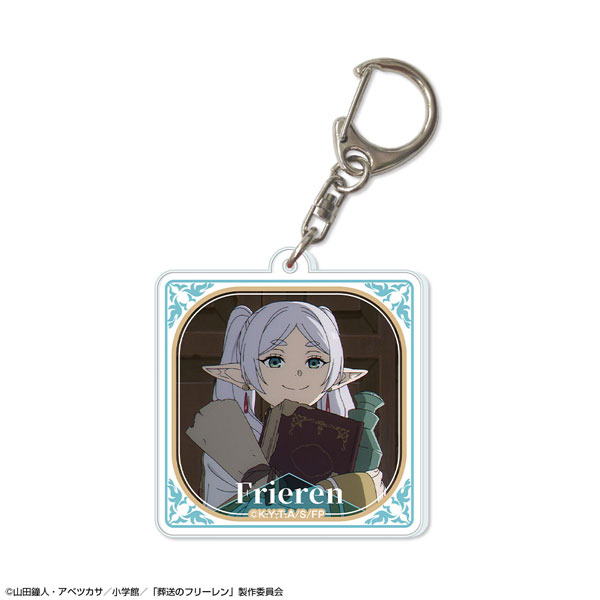 License Agent TV Anime "Frieren: Beyond Journey's End" Acrylic Keychain Ver.3 Design 02 (Frieren /B) รูปภาพ 1