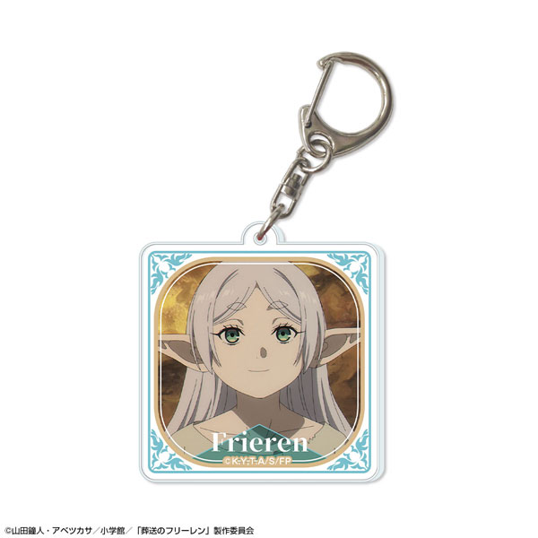 License Agent TV Anime "Frieren: Beyond Journey's End" Acrylic Keychain Ver.3 Design 04 (Frieren /D) รูปภาพ 1