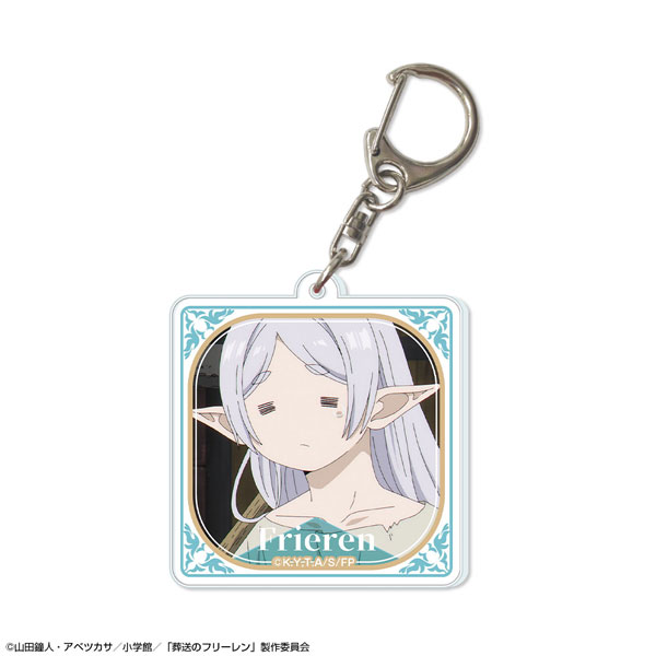 License Agent TV Anime "Frieren: Beyond Journey's End" Acrylic Keychain Ver.3 Design 05 (Frieren /E) รูปภาพ 1