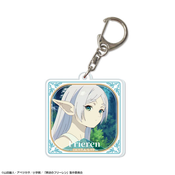 License Agent TV Anime "Frieren: Beyond Journey's End" Acrylic Keychain Ver.3 Design 07 (Frieren /G) รูปภาพ 1