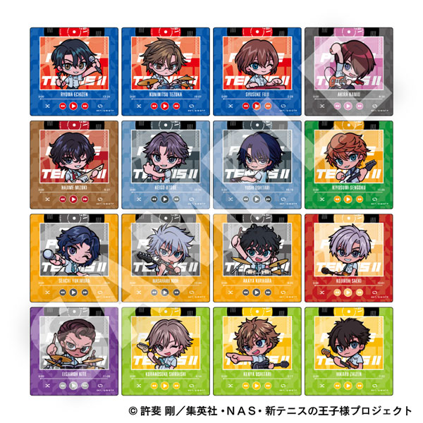 DMM.com The New Prince of Tennis Trading Chibi Square Card (2 Cards/Pack) 8Pack BOX รูปภาพ 1