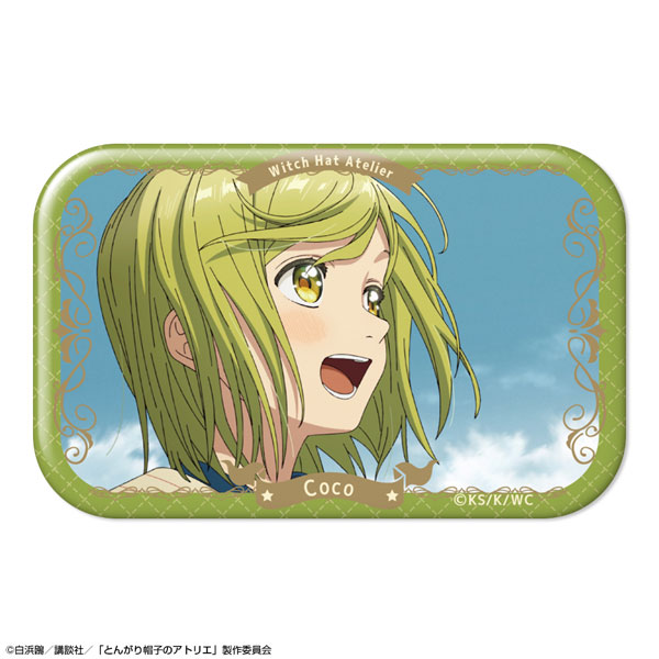 License Agent TV Anime "Witch Hat Atelier" Rectangle Tin Badge Design 01 (Coco /A) รูปภาพ 1