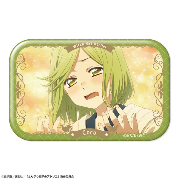 License Agent TV Anime "Witch Hat Atelier" Rectangle Tin Badge Design 03 (Coco /C) รูปภาพ 1