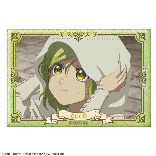 License Agent TV Anime "Witch Hat Atelier" Hologram Tin Badge Design 01 (Coco /A) รูปภาพ 1