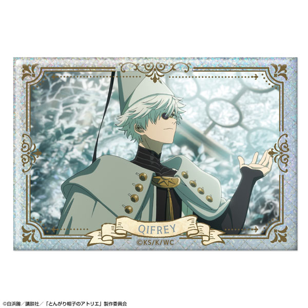 License Agent TV Anime "Witch Hat Atelier" Hologram Tin Badge Design 09 (Qifrey /C)