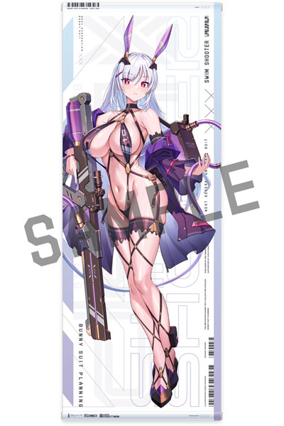 HobbyJAPAN [Exclusive Sale] BUNNY SUIT PLANNING Almost Life-size Wall Scroll Shion Blankness Swim Shooter Ver.