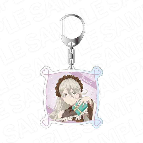 Contents Seed TV Anime "Makeine: Too Many Losing Heroines!" Hologram Acrylic Keychain Yumeko Shikiya Valentine ver. รูปภาพ 1