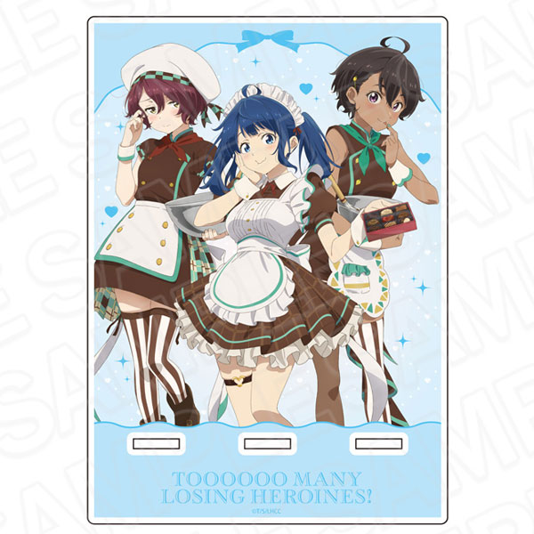 Contents Seed TV Anime "Makeine: Too Many Losing Heroines!" Acrylic Smartphone Stand Literature Club Valentine ver. hình ảnh 1