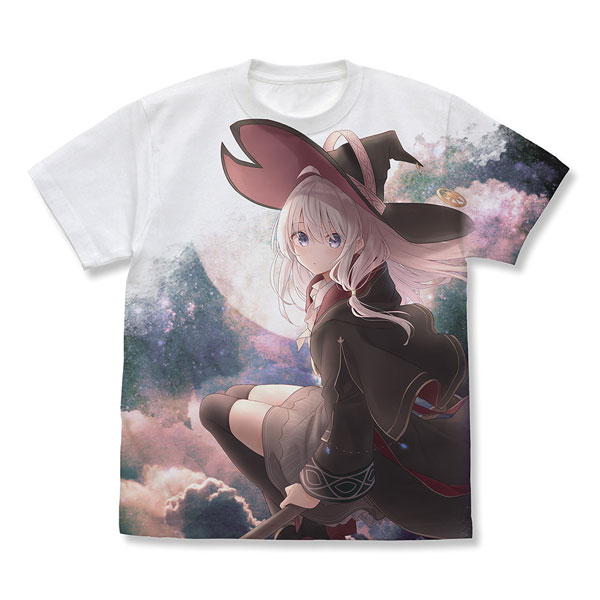 COSPA Wandering Witch: The Journey of Elaina Original Version Elaina Full Graphic T-shirt Vol.12 Cover Illustration Ver./WHITE-M