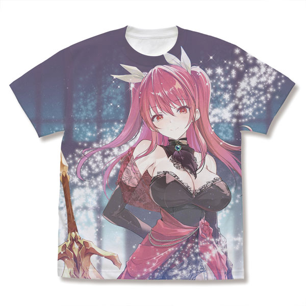 Chivalry of a Failed Knight New Illustration Stella Vermillion Full Graphic T-shirt 20th Anniversary Ver./WHITE-L