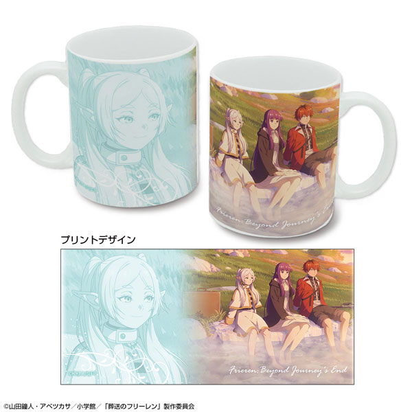 License Agent TV Anime "Frieren: Beyond Journey's End" Mug Ver.2 Design 03 (Group)
