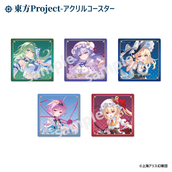 MAGI ARTS Touhou Project Trading Acrylic Coaster 5Pack BOX รูปภาพ 1