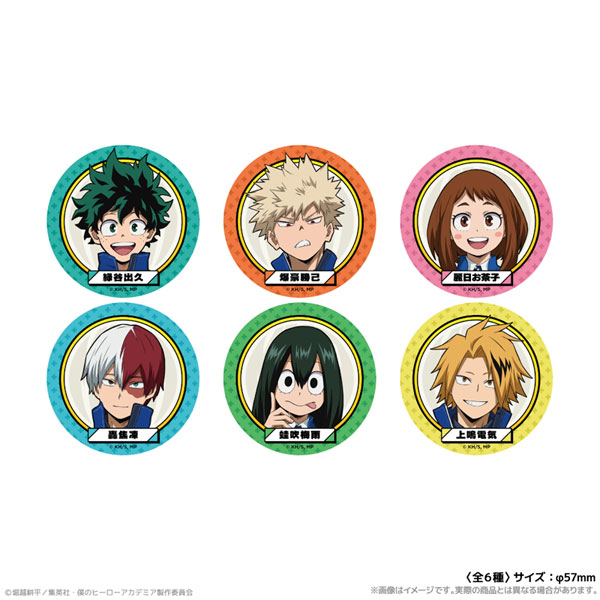 ATFES Anime "My Hero Academia" New Illustration Tin Badge PLUS ULTRA With The Creatures Of The Sea (Complete Set) BOX รูปภาพ 1