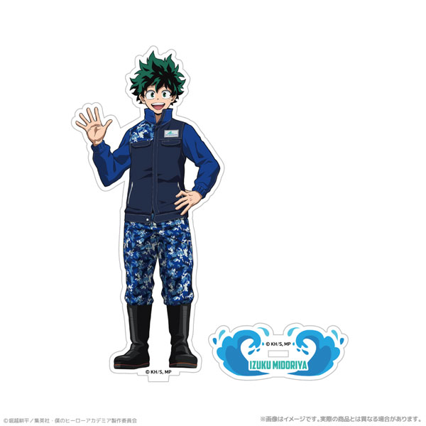ATFES Anime "My Hero Academia" New Illustration Acrylic Stand Izuku Midoriya PLUS ULTRA With The Creatures Of The Sea รูปภาพ 1