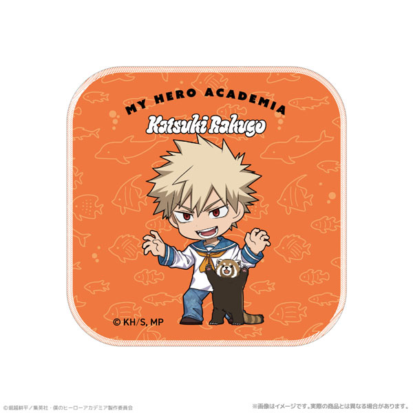 ATFES Anime "My Hero Academia" Hand Towel Katsuki Bakugo PLUS ULTRA With The Creatures Of The Sea รูปภาพ 1