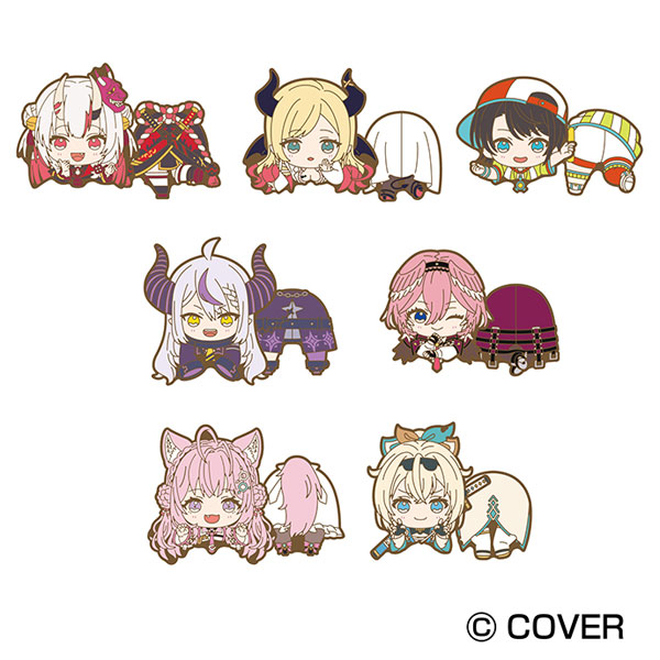 Ensky hololive Nokkari Rubber Clip #3 7Pack BOX รูปภาพ 1