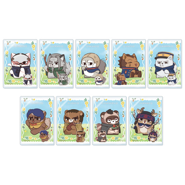 Ensky Golden Kamuy Doubutsu Phose -Harappa- Mini Bromide (Glossy Card) & Hard Card Case Collection B box 9Pack BOX รูปภาพ 1
