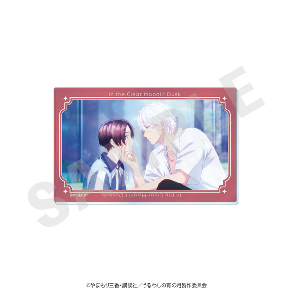 coly Anime "In the Clear Moonlit Dusk" -favorite series- Scene Photo Acrylic Card (Yoi & Kohaku (A))
