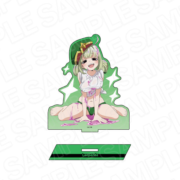 Contents Seed TV Anime "Gushing over Magical Girls" Glitter Acrylic Figure Leopard Slime ver. รูปภาพ 1