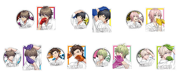 Broccoli Uta no Prince-sama Trading Sticker Set Fragrance Pairing Ver. "RAGING" 8Pack BOX รูปภาพ 1