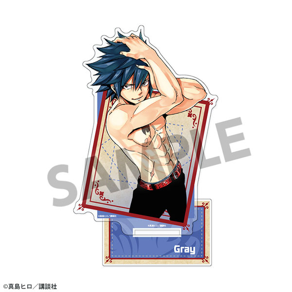 Hobby Stock FAIRY TAIL BIG Acrylic Stand Gray Fullbuster รูปภาพ 1