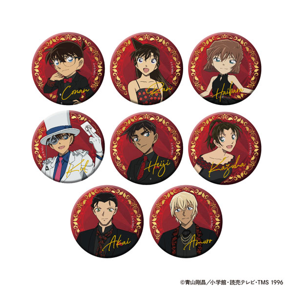 YTE Detective Conan Trading Foil Tin Badge Concert 2026 8Pack BOX รูปภาพ 1
