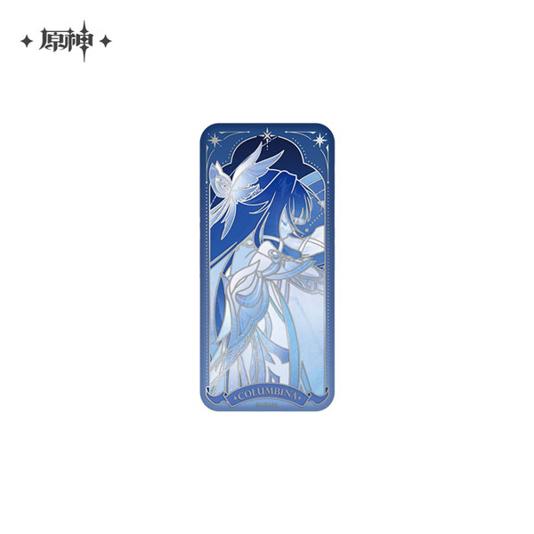 miHoYo Genshin Impact Selenic Chronicles Series Chara Tin Badge Columbina C รูปภาพ 1