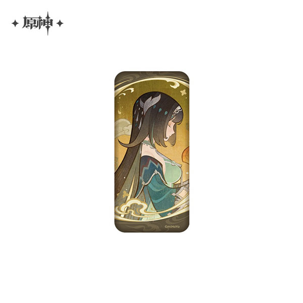 miHoYo Genshin Impact Clouds and Moonlight Series Paper Badge Lan Yan รูปภาพ 1