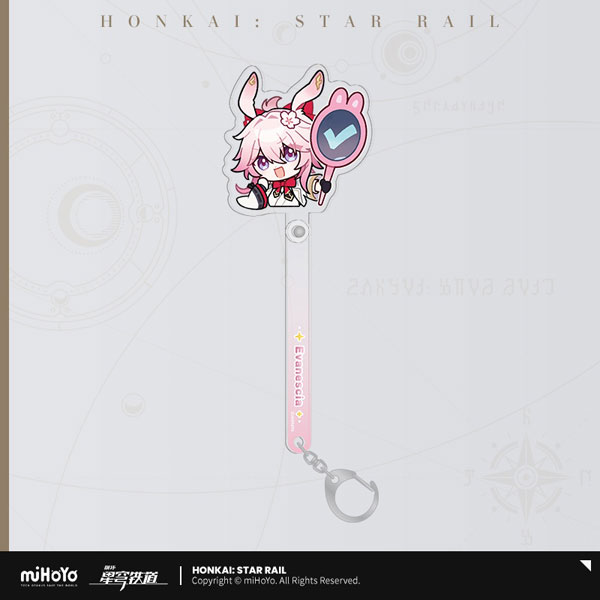miHoYo Honkai: Star Rail Pom-Pom Gallery Series Acrylic Photo Stick Evanescia A รูปภาพ 1