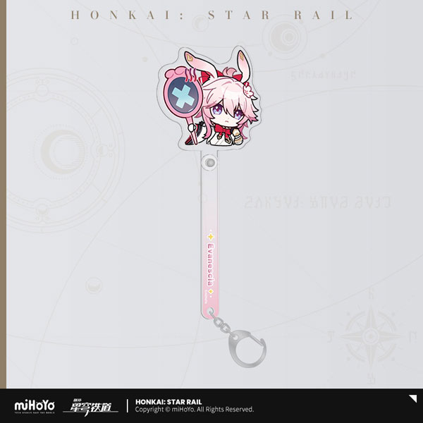 miHoYo Honkai: Star Rail Pom-Pom Gallery Series Acrylic Photo Stick Evanescia B รูปภาพ 1