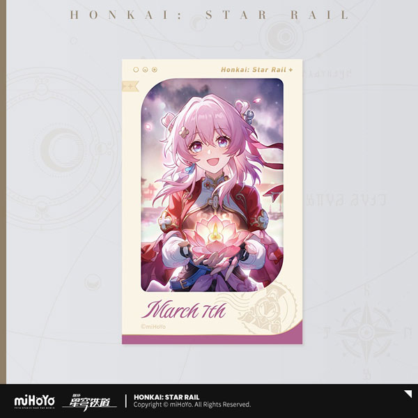 miHoYo Honkai: Star Rail Seikai Keiga Series Film Style Card March 7th A รูปภาพ 1