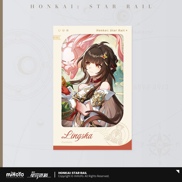 miHoYo Honkai: Star Rail Seikai Keiga Series Film Style Card Lingsha รูปภาพ 1