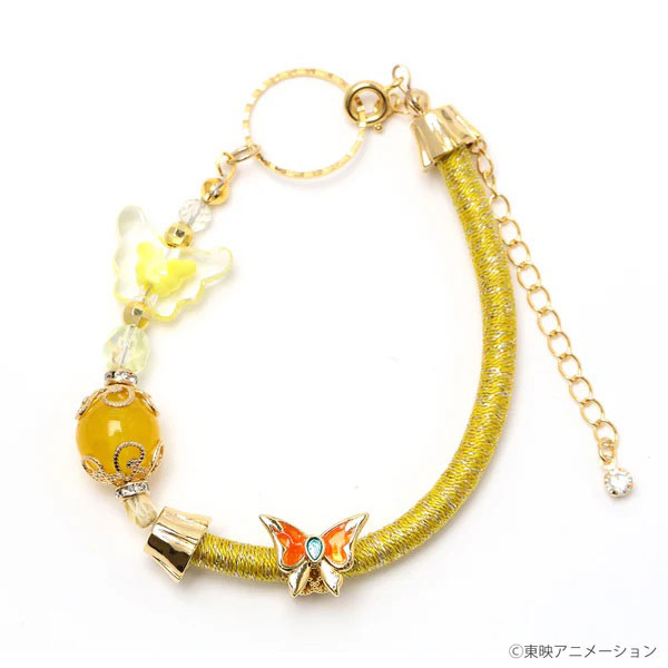 Menoya "Yes! PreCure 5 GoGo!" 3WAY Natural Stone Bracelet Urara Kasugano (Cure Lemonade) รูปภาพ 1