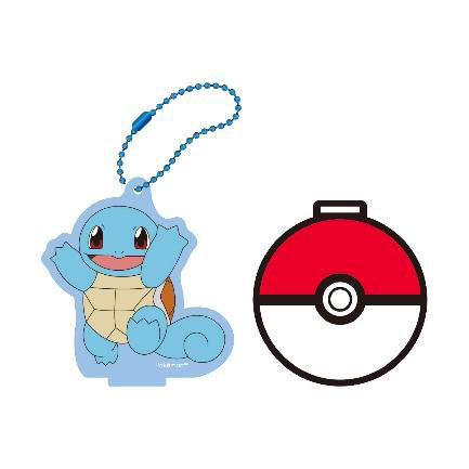 Eyeup Pokemon Stand Coaster Keychain Squirtle