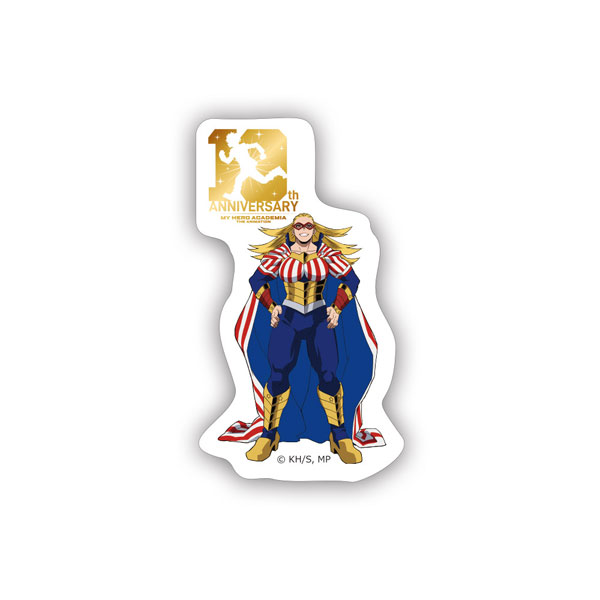 Toho My Hero Academia 10th Anniversary Sticker Star and Stripe รูปภาพ 1