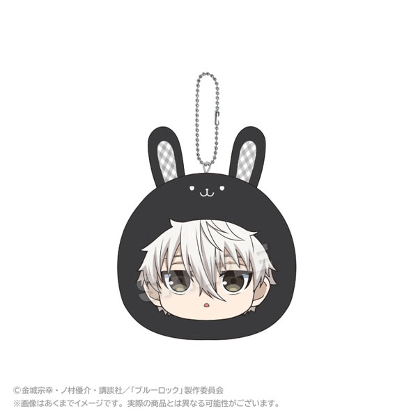 Stella Notes TV Anime "Bluelock" Marumates Cushion Keychain Rabbit ver. Seishirou Nagi