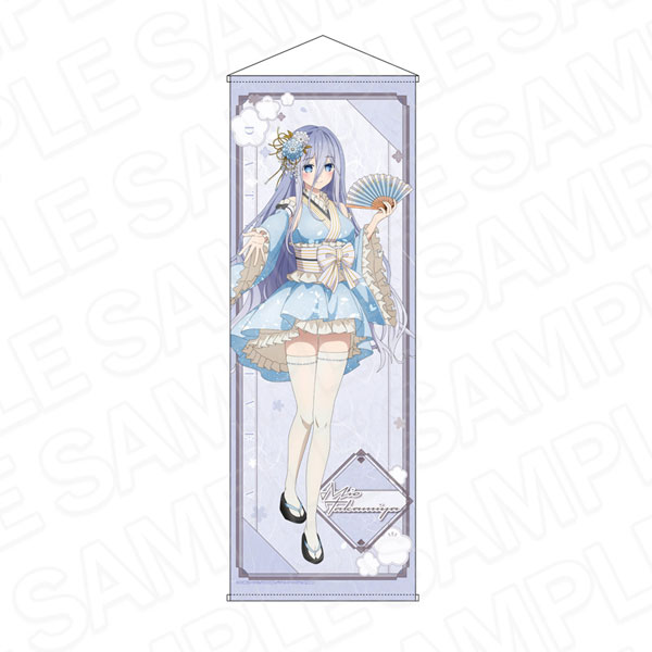 Contents Seed Date A Live V Jumbo Wall Scroll Mio Takamiya Japanese Clothes Idol ver. รูปภาพ 1