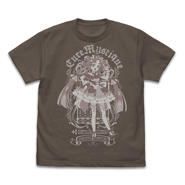 COSPA Star Detective Precure! Cure Mystique T-shirt /CHARCOAL-XL