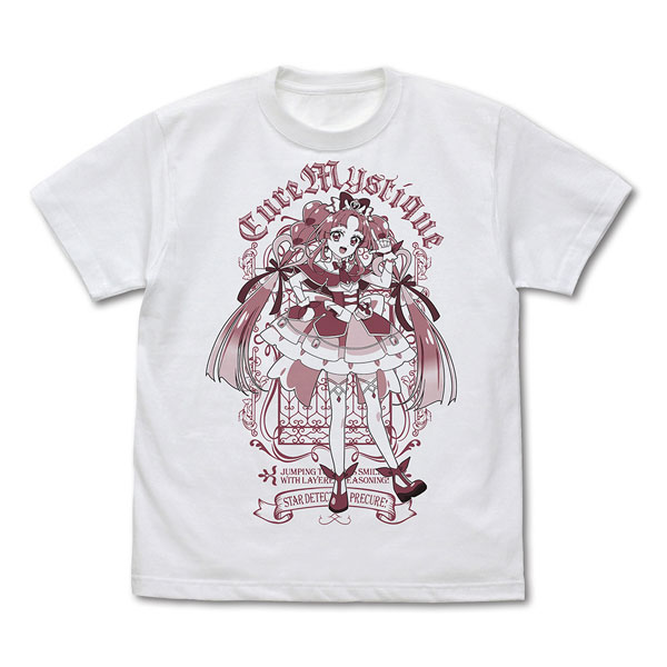COSPA Star Detective Precure! Cure Mystique T-shirt /WHITE-XL รูปภาพ 1