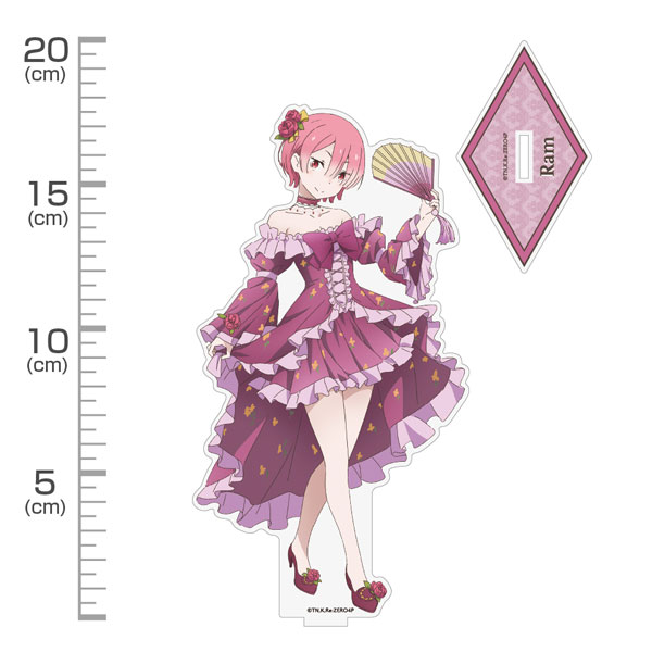 COSPA Re:ZERO -Starting Life in Another World- New Illustration Ram Acrylic Stand (Big) Party Dress ver.