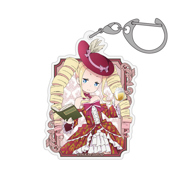 COSPA Re:ZERO -Starting Life in Another World- New Illustration Beatrice Acrylic Multipurpose Keychain Party Dress ver. hình ảnh 1