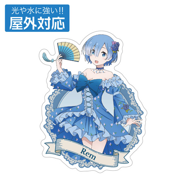 COSPA Re:ZERO -Starting Life in Another World- New Illustration Rem Outdoor Compatible Sticker Party Dress ver. รูปภาพ 1